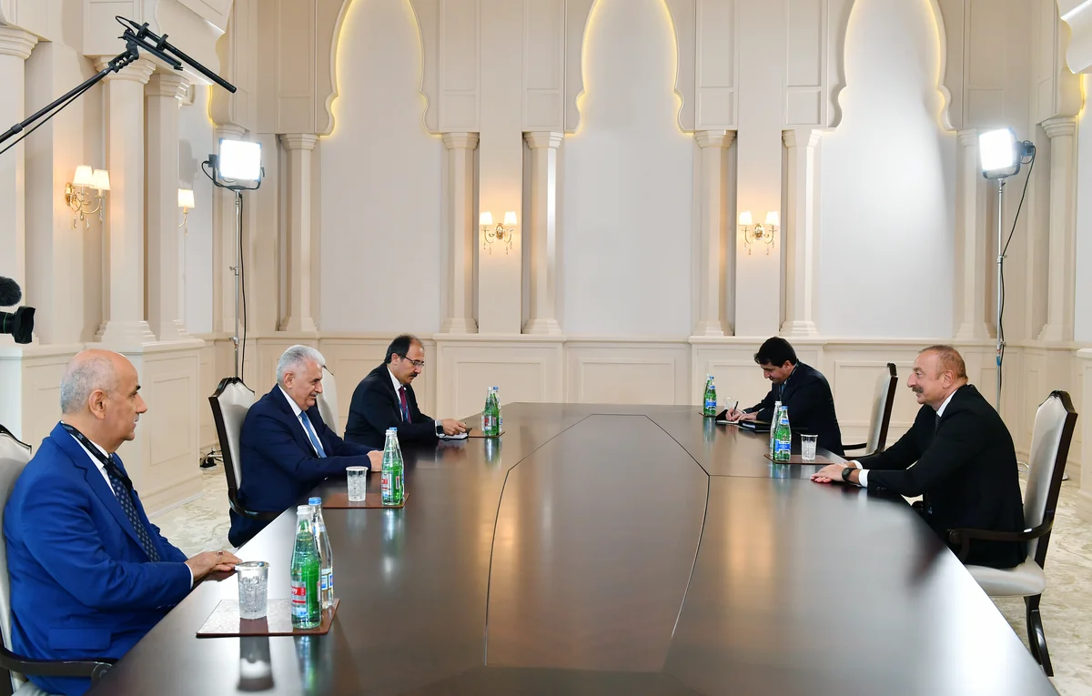 Prezident İlham Əliyev Binəli Yıldırımı qəbul edib - YENİLƏNİB