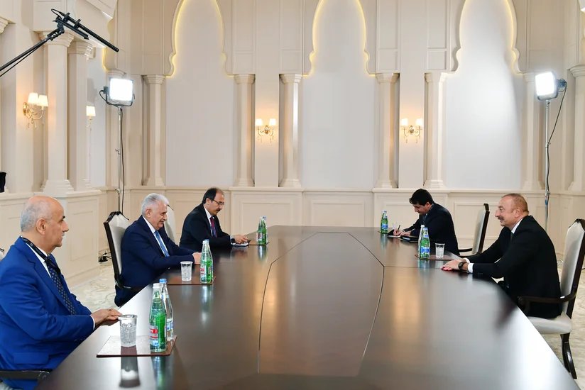 Prezident İlham Əliyev Binəli Yıldırımı qəbul edib - YENİLƏNİB