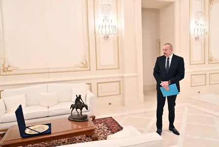 Prezident İlham Əliyev Dağıstanın rəhbərini qəbul edib - YENİLƏNİB