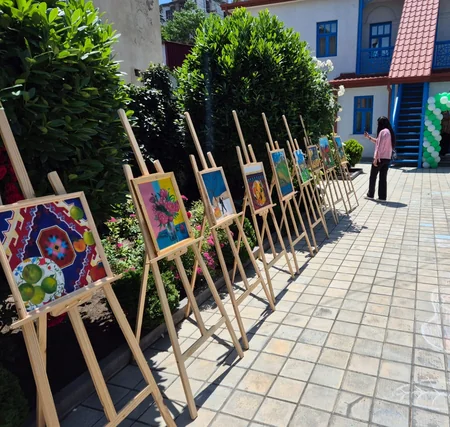 Gürcüstanda Nərimanovun ev muzeyində Uşaqların Müdafiəsi Günü münasibətilə tədbir keçirilib