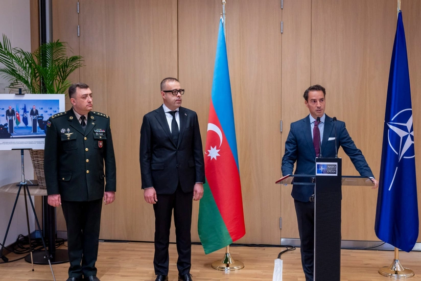 Azerbaijan's Armed Forces Day celebrated at NATO headquarters