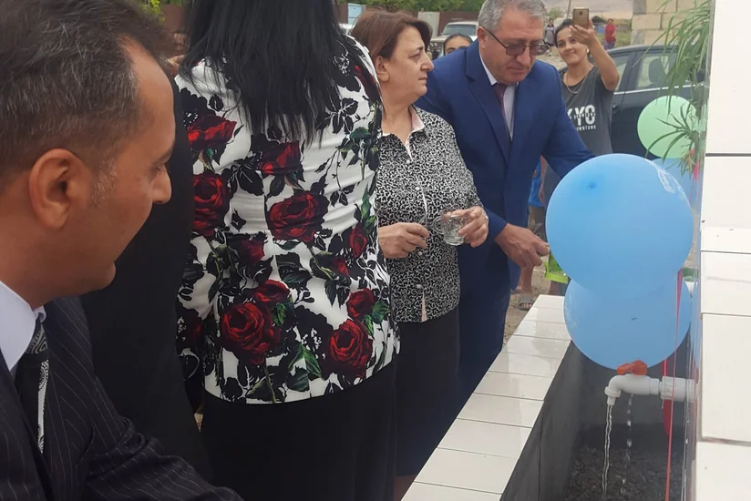 Şəkinin daha bir kəndinin içməli su təminatı yaxşılaşdırılıb