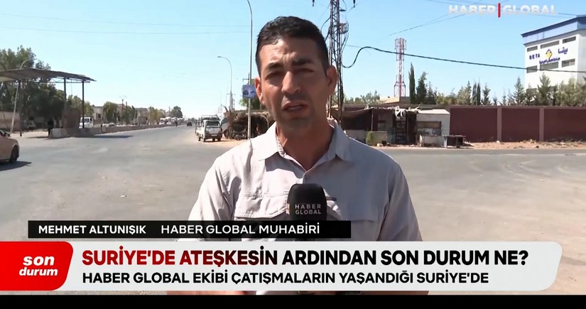 Suriyada “Haber Global”ın əməkdaşları çətin vəziyyətlə üzləşiblər