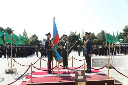 Cəmşid Naxçıvanski adına Hərbi Liseydə buraxılış mərasimi keçirilib