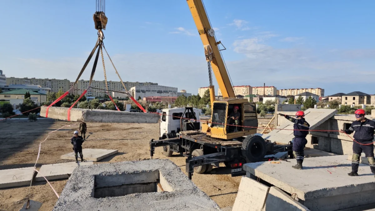 FHN-in Beynəlxalq Axtarış-xilasetmə Dəstəsi növbəti taktiki-xüsusi təlim keçirib