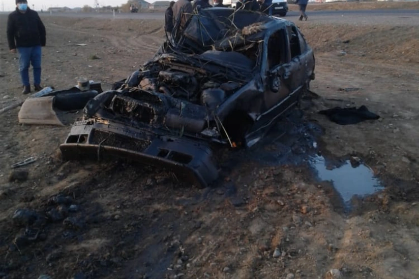 Тяжелое ДТП в Билясуваре, есть погибший и раненые