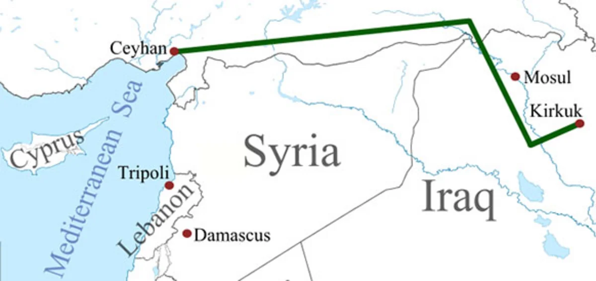 Iraqi oil from Kirkuk to port of Ceyhan will go through upgraded pipeline