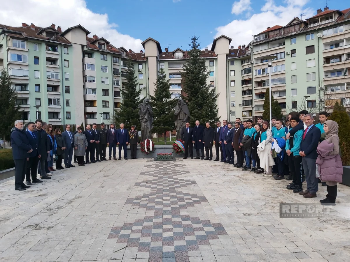 Sarayevoda Xocalı soyqırımı qurbanlarının xatirəsi anılıb