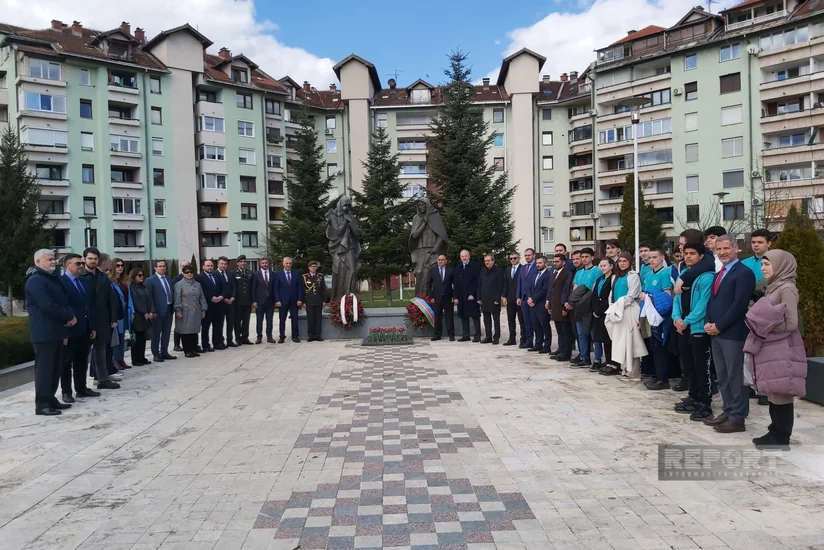 Sarayevoda Xocalı soyqırımı qurbanlarının xatirəsi anılıb