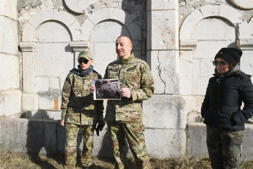Ulu öndərin izi ilə: İlham Əliyev 39 il sonra eyni gündə Şuşada