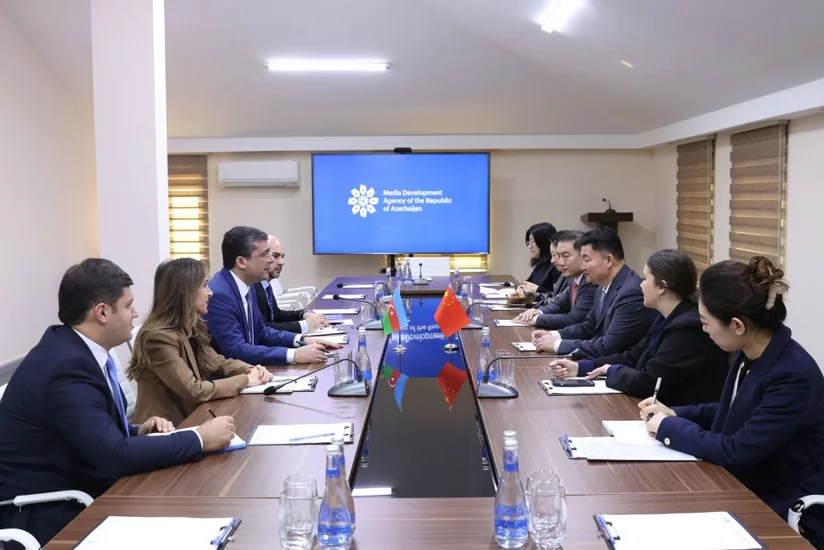 Azərbaycan və Çinin media subyektləri arasında əlaqələrin inkişaf perspektivləri müzakirə edilib