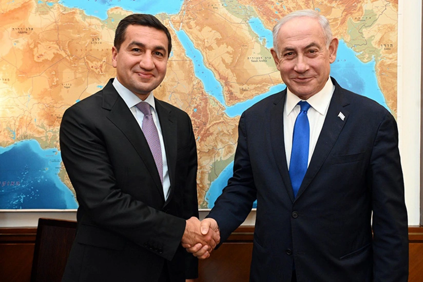 Benyamin Netanyahu və Hikmət Hacıyev arasında görüş baş tutub