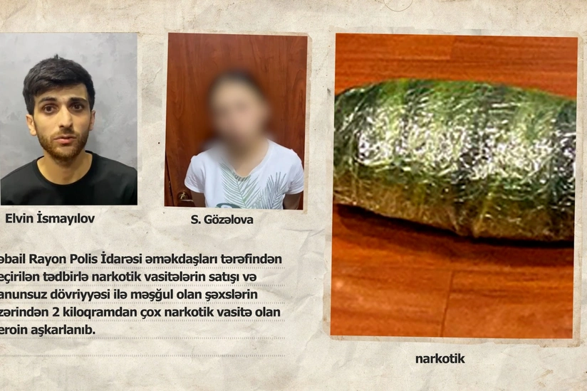 İran vətəndaşlarından narkotik əldə edərək satmaqada şübhəli bilinən qadın və kişi saxlanılıb