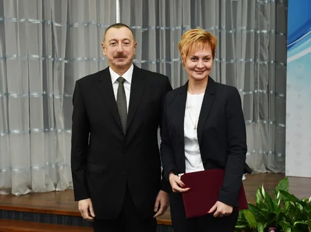 President Ilham Aliyev attends ceremony dedicated to sport results of 2017 - UPDATED