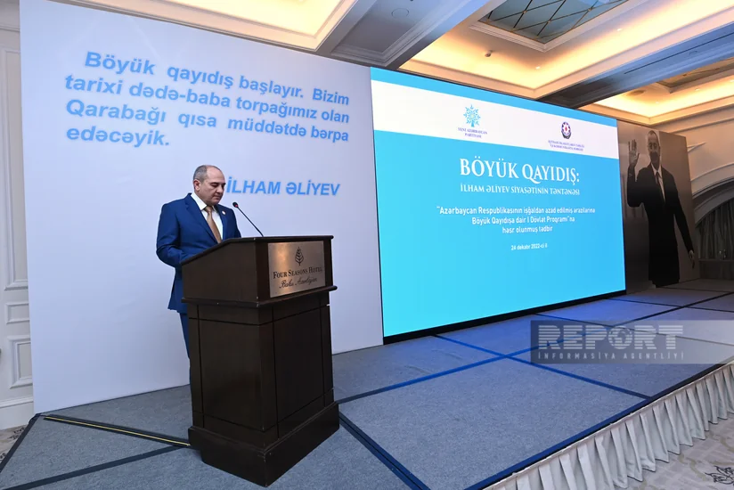 YAP-ın sədr müavini: “Böyük Qayıdış çərçivəsində görüləcək işlər əhalinin rifahının yüksəlməsinə təkan verəcək
