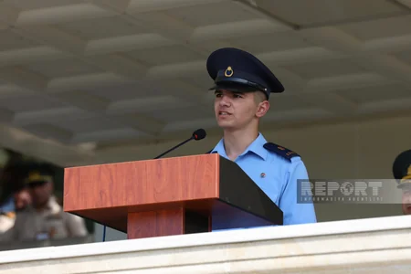 Cəmşid Naxçıvanski adına Hərbi Liseydə buraxılış gününə həsr olunan mərasim keçirilib