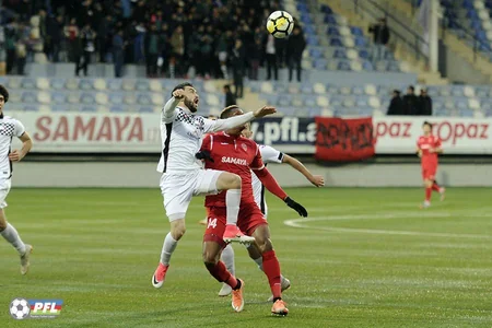 Keşlə doğma meydanda Qəbələyə məğlub olub - VİDEO