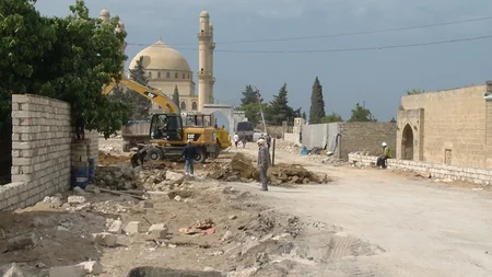 ​Nardaranda daha bir yolda yenidənqurma işləri aparılır