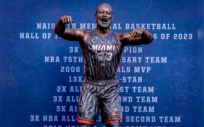 Heat unveil statue of Dwyane Wade at Kaseya Center in Miami