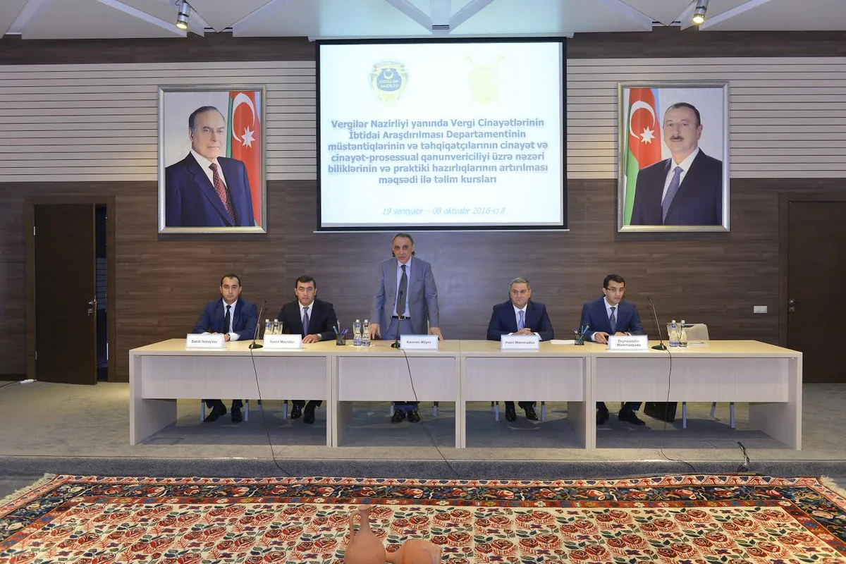 Vergilər Nazirliyi və Baş Prokurorluq Bakıda birgə təlimlərə başlayıb
