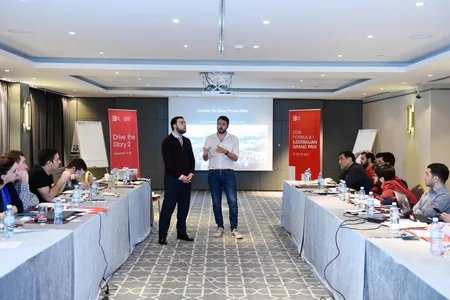 Azərbaycanlı idman jurnalistləri üçün Formula 1 ilə əlaqədar ikigünlük praktiki təlim keçirilib