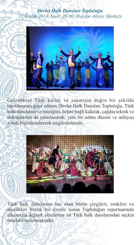 Program of Culture Days of Turkey in Azerbaijan unveiled