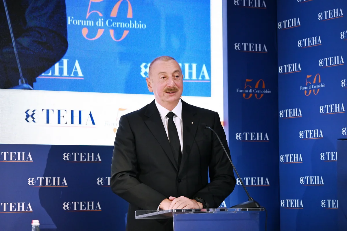 From peace treaty with Armenia to border delimitation: world media focus on Ilham Aliyev's participation in Cernobbio forum