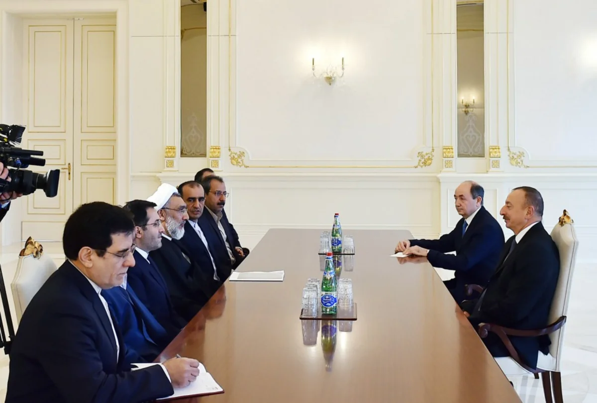 Prezident İlham Əliyev İranın ədliyyə nazirini qəbul edib - YENİLƏNİB