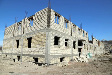 Defense minister views construction work in Azerbaijan's liberated territories