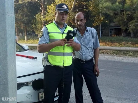 Mingəçevirdə Təmiz hava aylığı çərçivəsində sürücülərə qarşı reyd keçirilib - FOTO