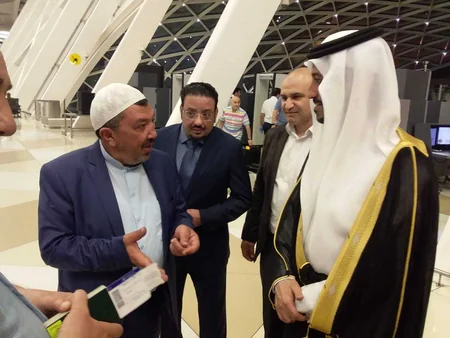 Azərbaycanlı zəvvarların ilk qrupu Həcc ziyarətinə yola düşüb - FOTO