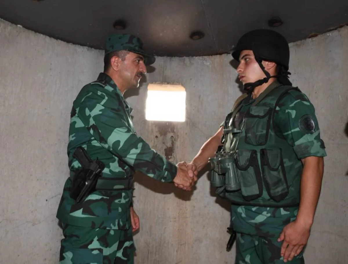 Elchin Guliyev visits border with Armenia and checks combat activity of border units