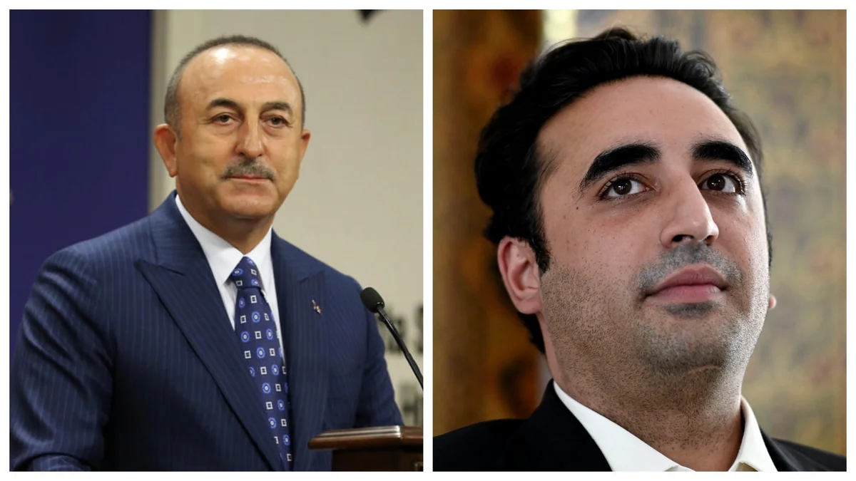 Pakistan və Türkiyə XİN başçıları arasında telefon danışığı olub