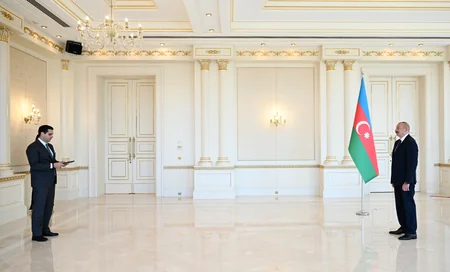 Ilham Aliyev receives credentials of Slovakia's newly appointed ambassador to Azerbaijan