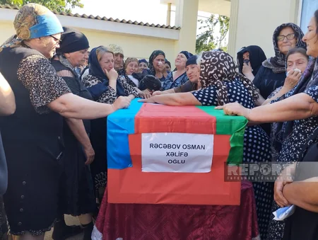 Xaçmazda Birinci Qarabağ müharibəsinin şəhidi Osman Rəcəbov dəfn edilib – YENİLƏNİB
