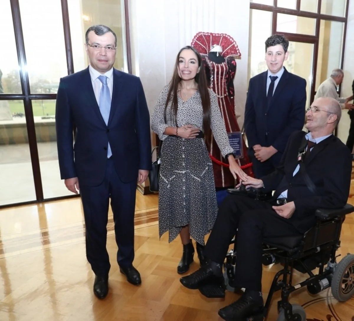 Leyla Əliyeva “And” tamaşasının premyerasında iştirak edib