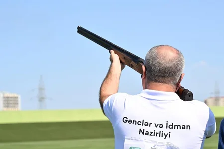 Dövlət qurumlarının əməkdaşları arasında stend atıcılığının sportinq növü üzrə yarışlar başa çatıb