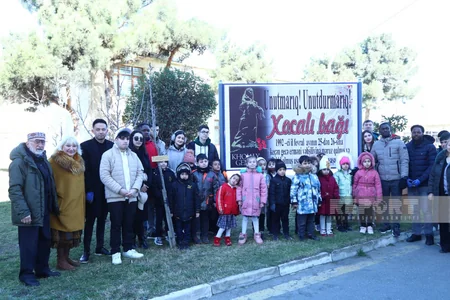 Trees planted in memory of Khojaly genocide child victims