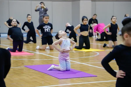 Naxçıvanda gimnastlar üçün ustad dərsi keçirilib