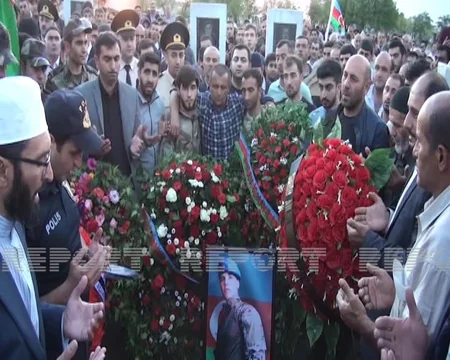 Şəhid Xəlilov Qədim İsmayıllıda dəfn edilib