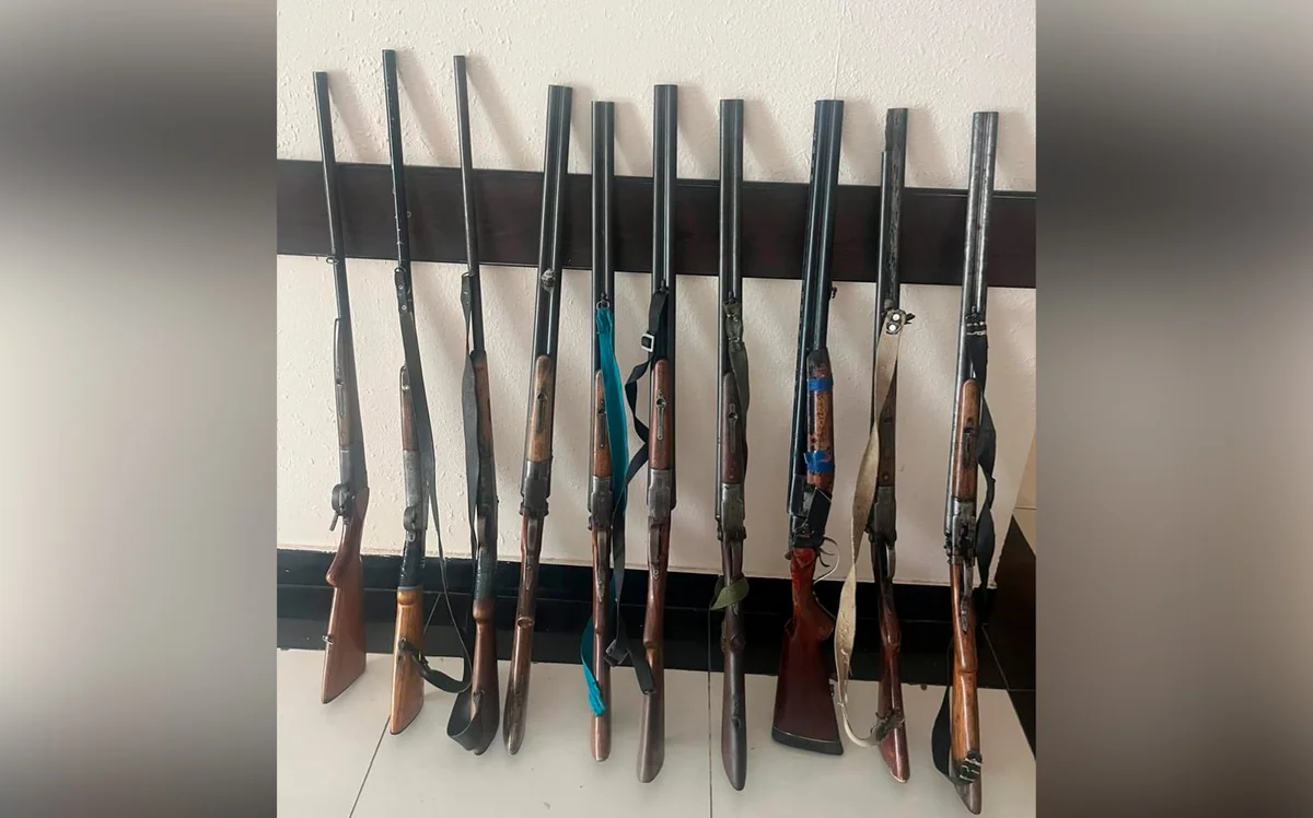 Cəlilabadda qanunsuz saxlanılan silahlar polisə təhvil verilib