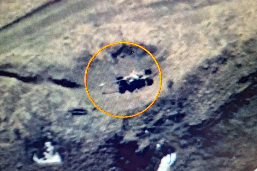 В Кяльбаджарском и Агдеринском районах обнаружены артиллерийские установки ВС Армении