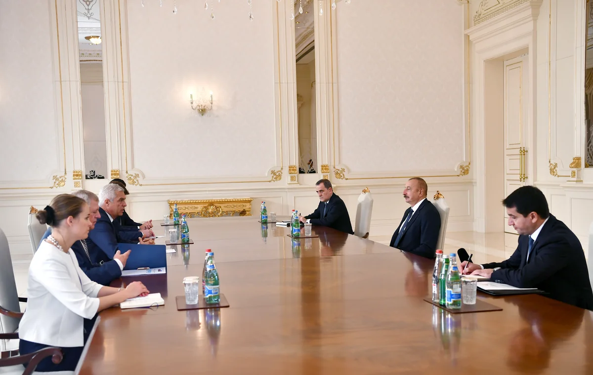 Prezident İlham Əliyev Slovakiyanın xarici işlər və Avropa nazirini qəbul edib