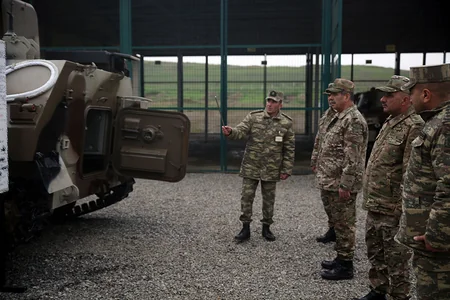 Zakir Hasanov attends opening of military unit after major overhaul