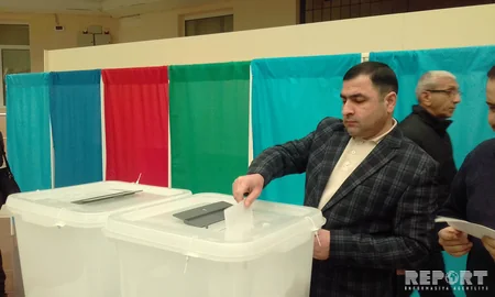 Bakı İstintaq Təcridxanasında yaradılmış seçki məntəqələrində seçicilərin 25 faizi səs verib