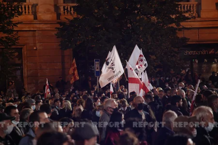 В Тбилиси завершился митинг сторонников Саакашвили
