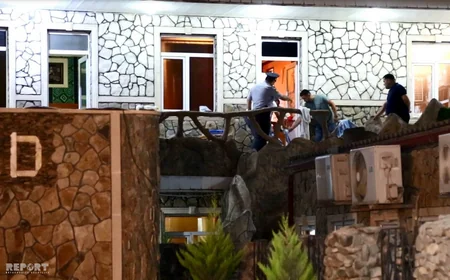 Bakıdakı otellərdən birində qadın gənc sevgilisini qətlə yetirib - FOTO - VİDEO - YENİLƏNİB