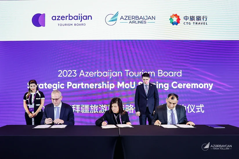 AZAL, ATB və “China Tourism Group” arasında Anlaşma Memorandumu imzalanıb
