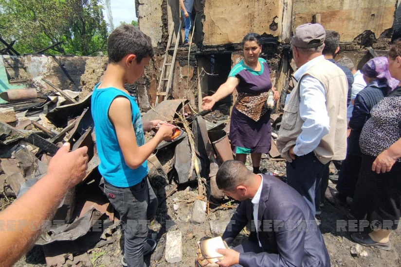 Qubada evdə qaz balonu partlayıb, 85 yaşlı qadın yanaraq ölüb - YENİLƏNİB