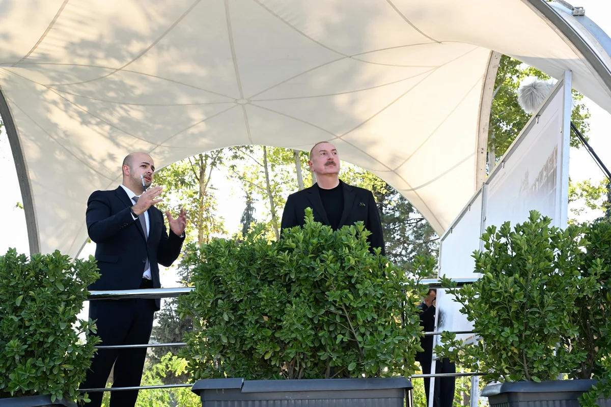 Prezident Zəngilan şəhərində 104 mənzilli yaşayış kompleksinin tikintisi ilə tanış olub - YENİLƏNİB